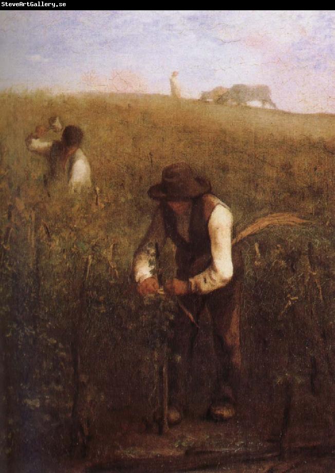 Jean Francois Millet Grape garden